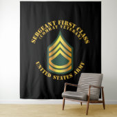 Leger - sergeant eerste klas - SFC - Combat Vetera Wandkleed (In situ)