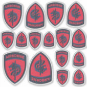 Leger SOCAFRICA Special Ops Veterans Contour Sticker (Voorkant)