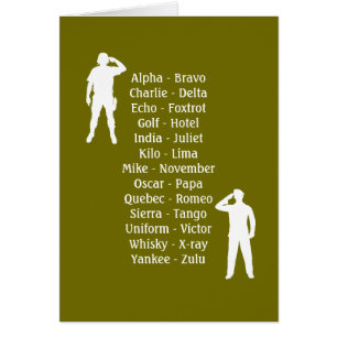 Leger Soldaat Fonetisch Alfabet Rookie Militaire B