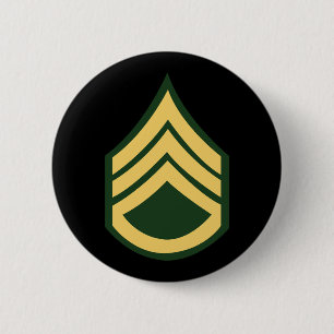Leger - Staf Sergeant E-6 (SSG) Ronde Button 5,7 Cm