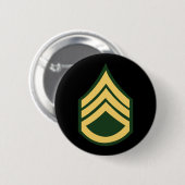 Leger - Staf Sergeant E-6 (SSG) Ronde Button 5,7 Cm (Voorkant /achterkant)