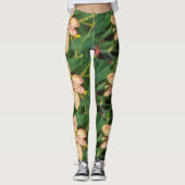 Léger tacheté Leopard leopard leggings (Devant)