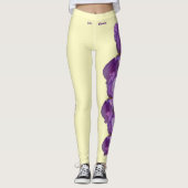 Léger Tennessee Iris State Flower Leggings (Devant)