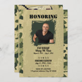 Leger Thema foto Militair Memorial Programma (Voorkant / Achterkant)