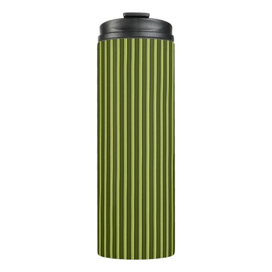 Leger thema Striped Pattern Thermosbeker (Voorkant)