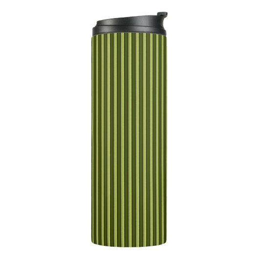 Leger thema Striped Pattern Thermosbeker (Gedraaid links)