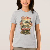 Leger Tri-Blend Shirt (Voorkant)