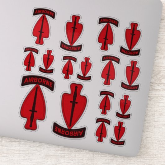 Leger USASOC Special Ops Veterans Sticker (Detail)