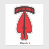 Leger USASOC Special Ops Veterans Sticker (Vel)