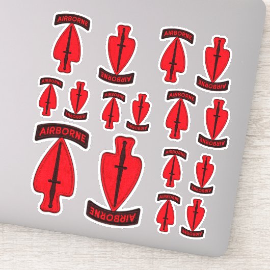 Leger USASOC Special Ops Veterans Sticker (Detail)