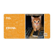 Leger van boze robots etiket (Voorkant)