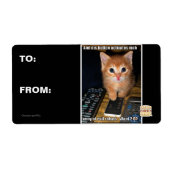 Leger van boze robots etiket (Voorkant)