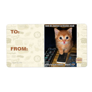 Leger van boze robots etiket