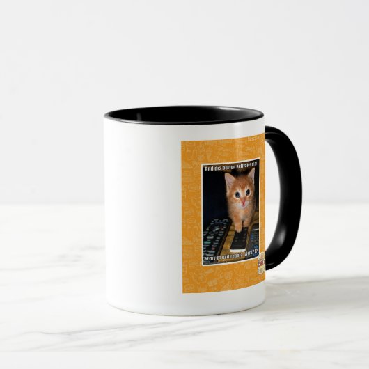 Leger van boze robots mok (Voorkant rechts)