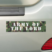 Leger van de Heer Bumpersticker (Op auto)