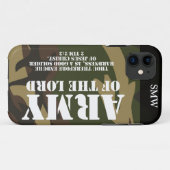 Leger van de Heer Case-Mate iPhone Case (Achterkant (horizontaal))