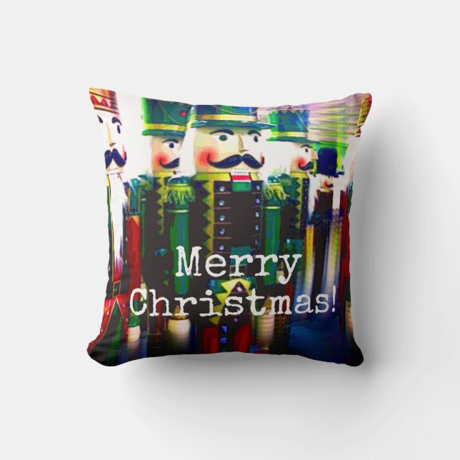 Leger van de Nutkrakers Seizoenskerstfeestdag Kussen (Voorkant)