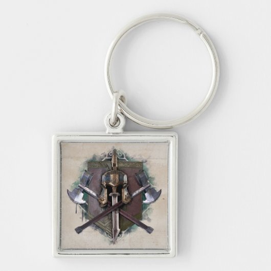 Leger van Dwarves Weaponry Sleutelhanger (Voorkant)