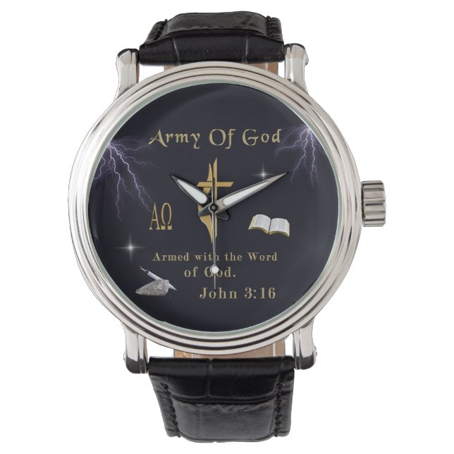 Leger van God Horloge (Voorkant)