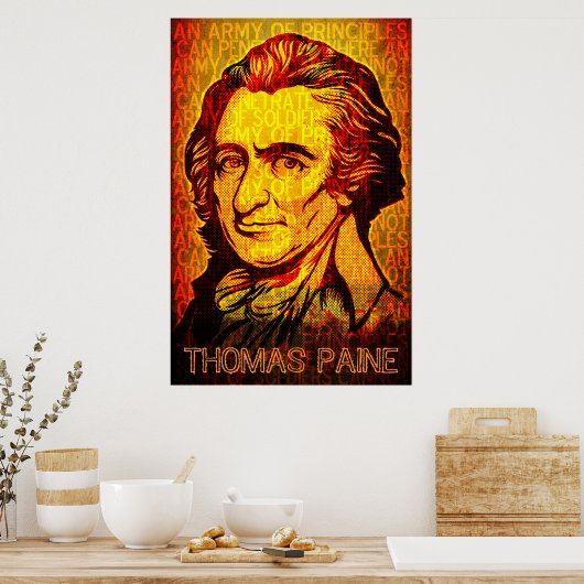 Leger van Principes Thomas Paine Print (Keuken)
