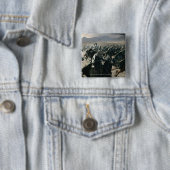 Leger van Rohan Vierkante Button 5,1 Cm (In situ)