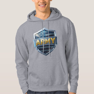 Leger Vlag Schild Hoodie