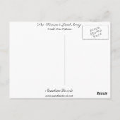 Leger voor vrouwelijk land briefkaart (Achterkant)