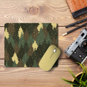 Legerbos Camo   Camo Forest Mousepad Muismat