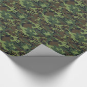 Legerbos Camo Wrapping Paper Cadeaupapier (Hoek)
