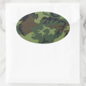 LegerCamo Ovale Sticker (Tas)