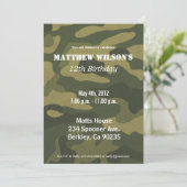 LegerCamoflauge Kaart (Staand voorkant)