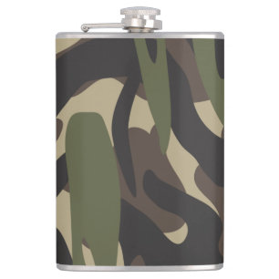 Legercamouflage heupfles