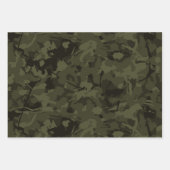 Legercamouflage Patroon Inpakpapier Vel (Voorkant 2)