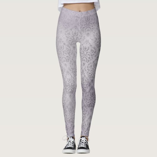 Légères Leggings d'art Lavande (Devant)