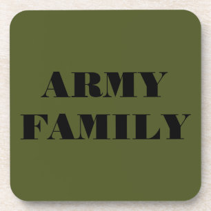 Legerfamilie onderzetter