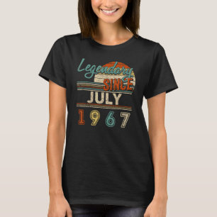  legerfamilie sinds juli 1967 55 jaar oud t-shirt