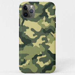 Legergroen Camouflage Patroon iPhone 11 Pro Max Hoesje
