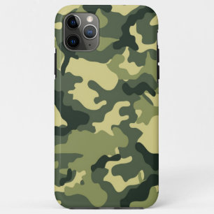Legergroen Camouflage Patroon iPhone 11 Pro Max Hoesje