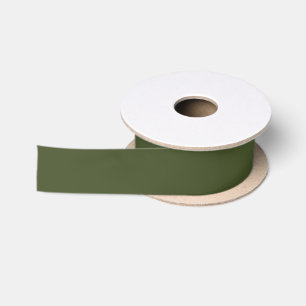 Legergroen Effen Kleur Lint