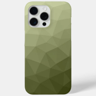 Legergroen licht verloop geometrisch meshpatroon iPhone 15 pro max hoesje