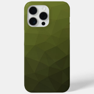 Legergroen ombre-gradiënt geometrisch meshpatroon iPhone 15 pro max hoesje