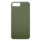 Legergroenkoolstofvezel afdrukken Case-Mate iPhone case (Achterkant)