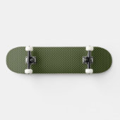 Legergroenkoolstofvezel afdrukken skateboard (Horizontaal)