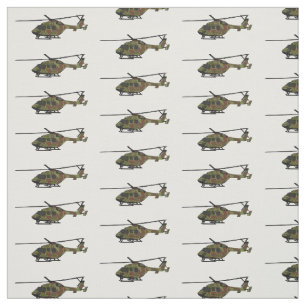 Legerhelikopter cartoon illustratie stof