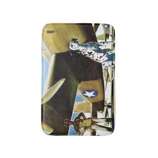 Legerhond Badmat (Voorkant Verticaal)