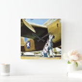 Legerhond Vierkante Klok (Huis)