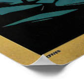  legerillustratie - Sterk en verenigd Poster (Hoek)