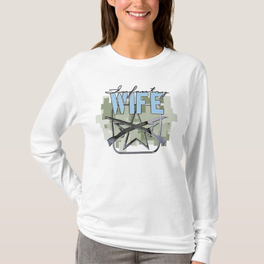 Legerinfanterievrouw T-shirt (Voorkant)