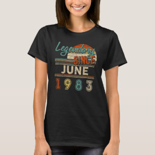 legerjongen sinds juni 1983 39 jaar oud t-shirt