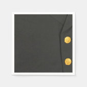 LEGERKLASSE A Uniform Jurk Groenen Militaire serve Servetten (Voorkant)